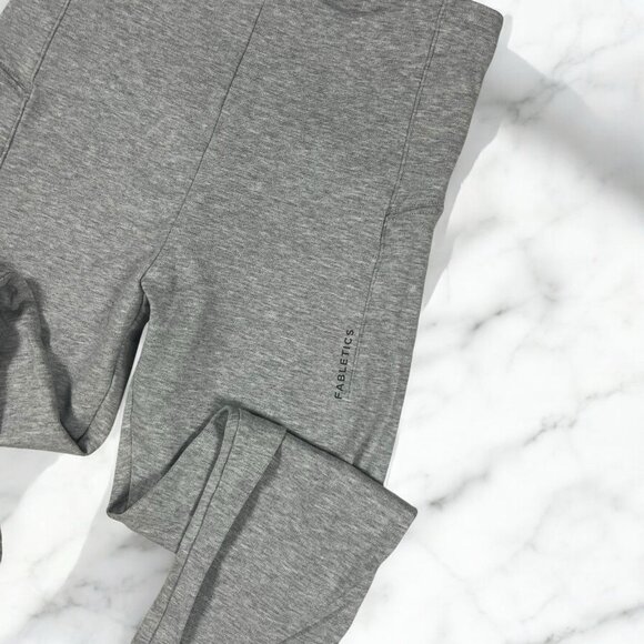 Fabletics Live-In High-Waisted Legging Size Small Classic Grey Heather Ankle - Picture 7 of 10